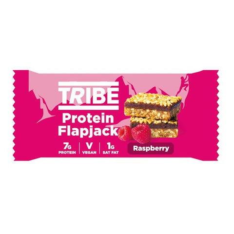 TRIBE Protein Flapjack - Raspberry 50g (Pack of 3)