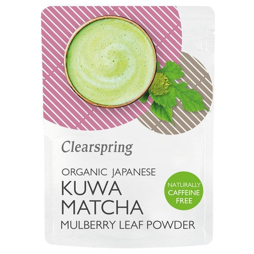 Clearspring Organic Japanese Kuwa Matcha - Mulberry Leaf Powder 40g (Pack of 2)