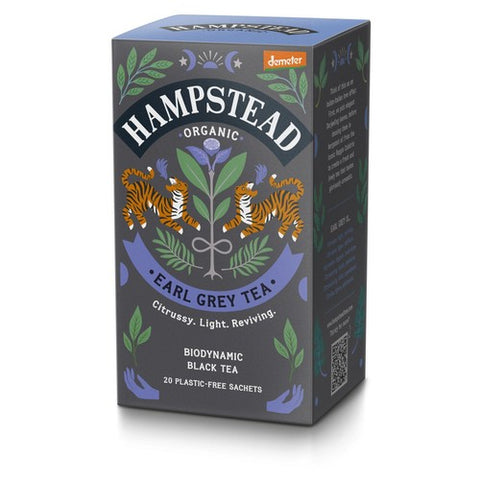 Hampstead Tea Organic Earl Grey tea bags 20's (Pack of 3)