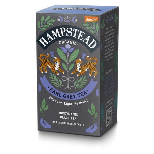 Hampstead Tea Organic Earl Grey tea bags 20's (Pack of 3)
