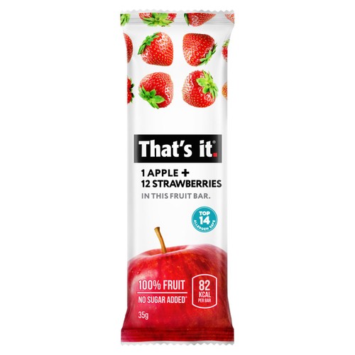 That's it. Apple Strawberry 35g (Pack of 3)