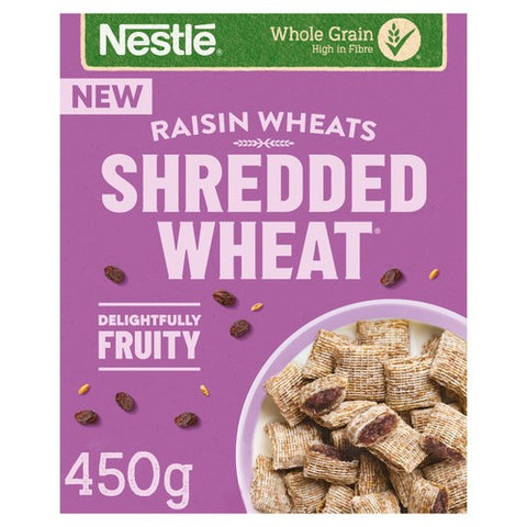 Shredded Wheat Bitesize Raisin Wheats Cereal 450g (Pack of 3)