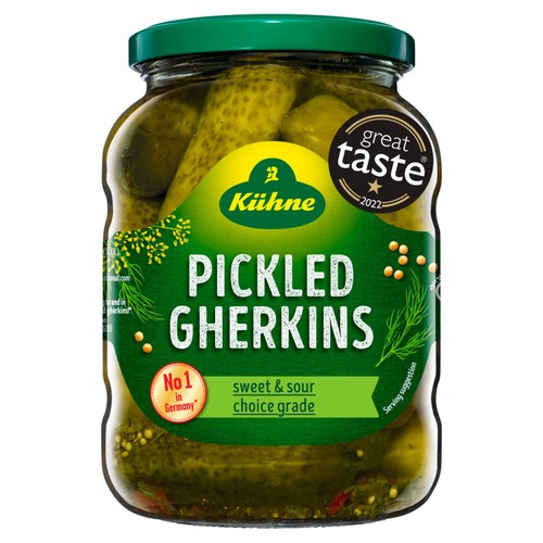 Kuhne Gherkins 670g (Pack of 2)