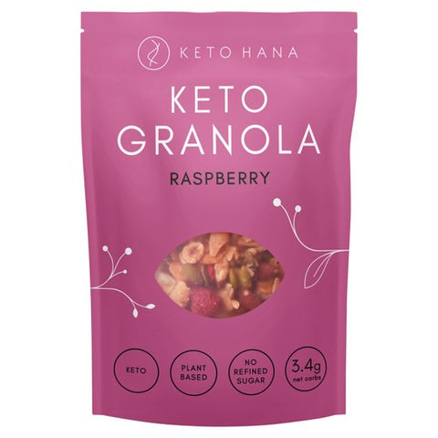Keto Hana Raspberry Granola 300g (Pack of 3)
