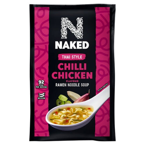 Naked Noodle Ramen Thai Chilli Chicken Soup 25g (Pack of 2)
