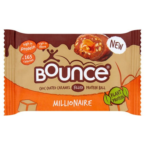 Bounce Dipped Caramel Millionaire Protein Ball 40g (Pack of 3)