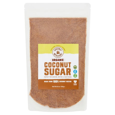 Coconut Merchant Organic Coconut Sugar 250g (Pack of 2)