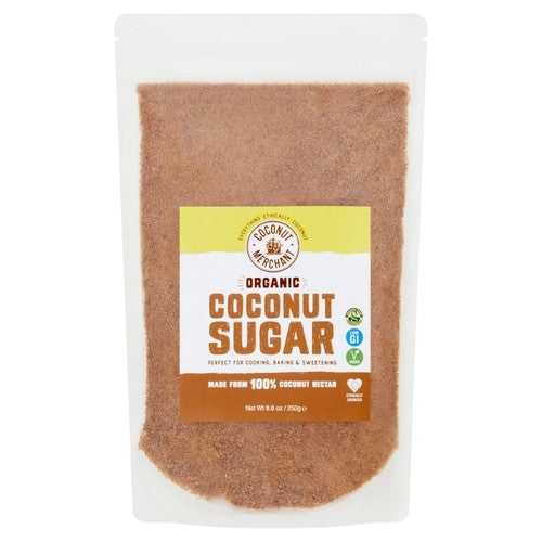 Coconut Merchant Organic Coconut Sugar 250g (Pack of 2)