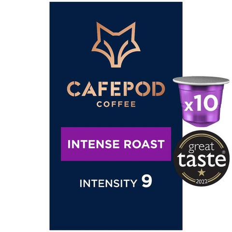 CafePod Intense Roast Nespresso Coffee Pods, 10 pods pack (Pack 3)