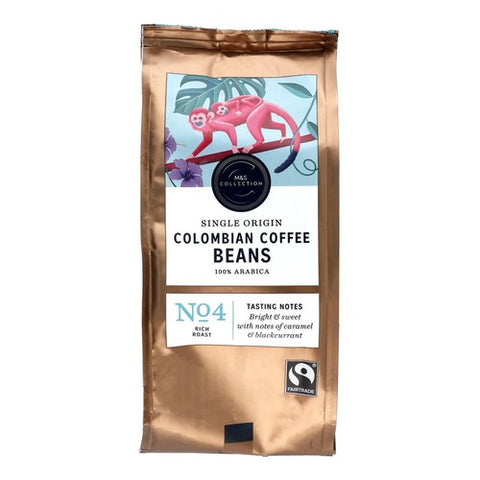M&S Fairtrade Colombian Coffee Beans 227g (Pack of 2)