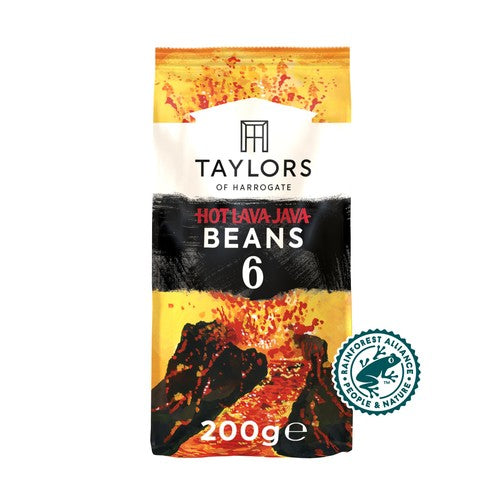 Taylors Hot Lava Java Coffee Beans 200g (Pack of 2)