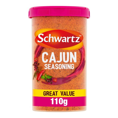 Schwartz Cajun Seasoning Drum 110g (Pack of 2)
