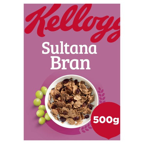 Kellogg's All-Bran Healthwise Sultana Bran Flakes 500g (Pack of 3)