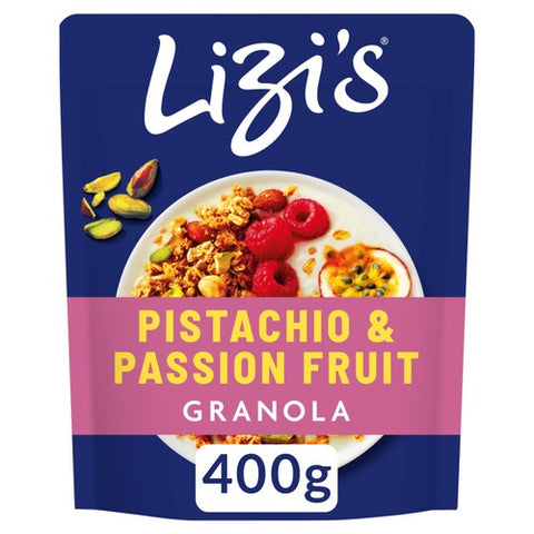 Lizi's Granola Passionfruit & Pistachio 400g (Pack of 3)