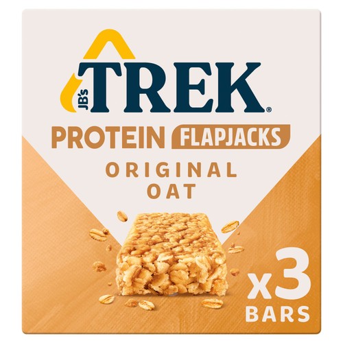 TREK Original Oat Protein Flapjacks Multipack 3 x 50g (Pack of 3)
