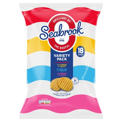 Seabrook Variety 18x25g (Pack of 3)