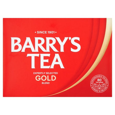 Barry's Tea Gold Blend Tea Bags 80's (Pack of 2)