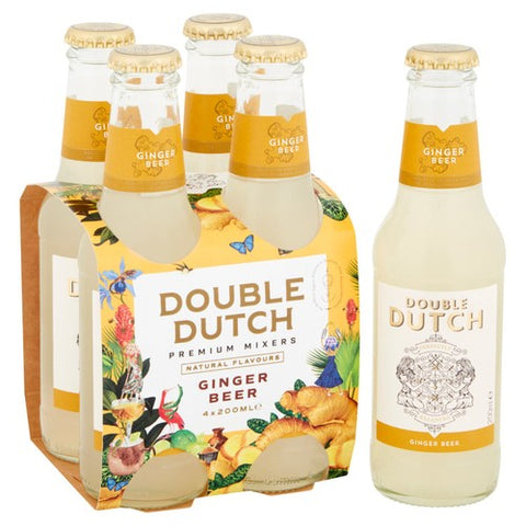 Double Dutch Ginger Beer 4 x 200ml (Pack of 2)