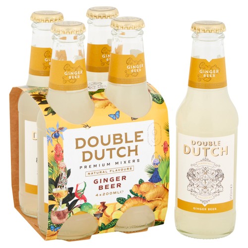 Double Dutch Ginger Beer 4 x 200ml (Pack of 2)