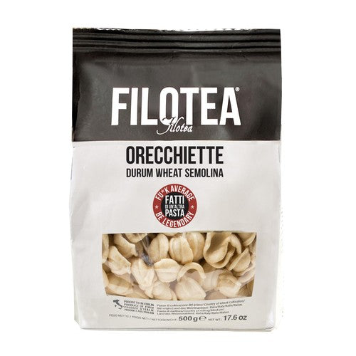 Filotea Orecchiette Durum Wheat Semolina Pasta 500g (Pack of 3)