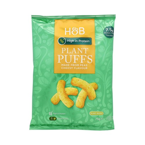 Holland & Barrett High Protein CheesyPlant Puff Crisps 75g (Pack of 6)