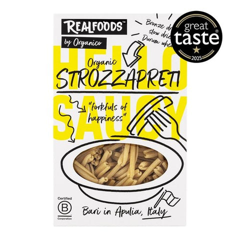 Realfoods Organic Strozzapreti Pasta 500g (Pack of 3)