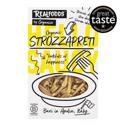 Realfoods Organic Strozzapreti Pasta 500g (Pack of 3)