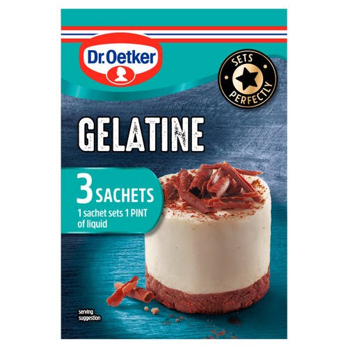 Dr. Oetker Gelatine Sachets 3 x 12g (Pack of 2)