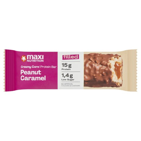 Maxi Nutrition Peanut Caramel Creamy Core Protein Bar 45g (Pack of 3)