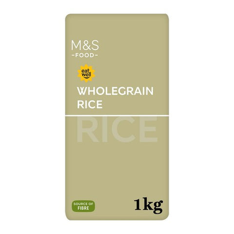 M&S Wholegrain Rice 1kg (Pack of 3)
