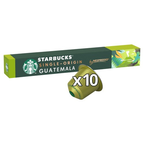 Starbucks by Nespresso Single Origin Guatemala Pods, 10 pods pack (Pack 3)