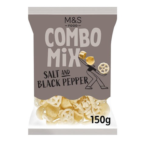 M&S Salt & Black Pepper Combo Mix 150g (Pack of 2)