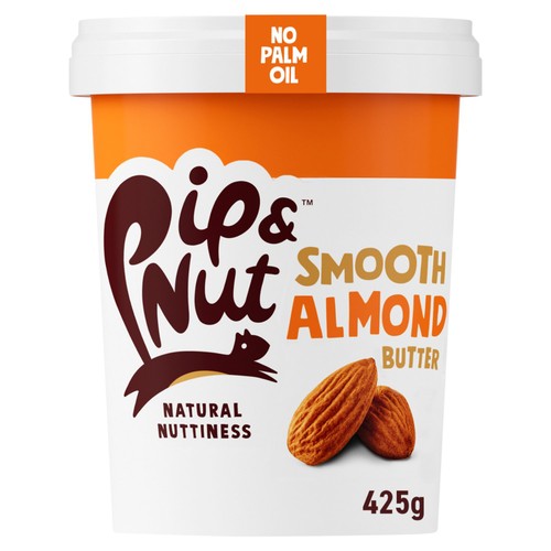 Pip & Nut Smooth Almond Butter 425g (Pack of 2)