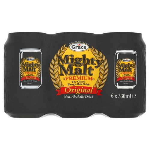 Grace Mighty Malt Can 6 x 330ml (Pack of 2)