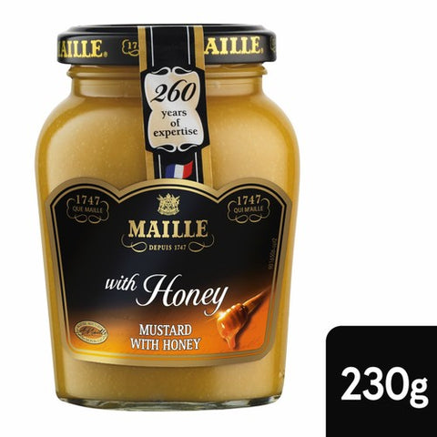 Maille Dijon Mustard With Honey 230g (Pack of 2)