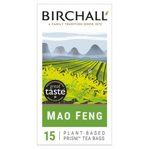 Birchall Mao Feng Green Tea Bags 15's (Pack of 3)