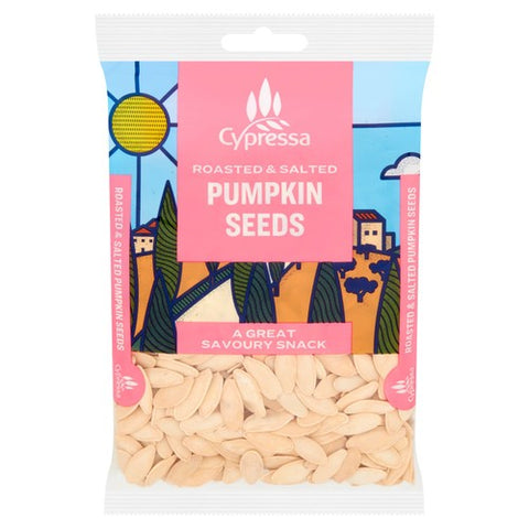 Cypressa Roasted & Salted Pumpkin Seeds 100g (Pack of 3)