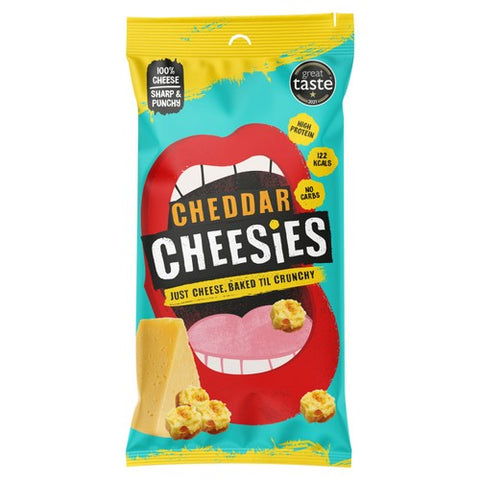 Cheesies Cheddar Crunchy Popped Cheese 20g (Pack of 6)