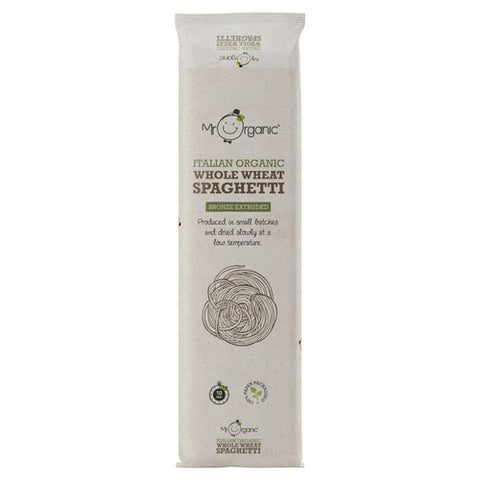 Mr Organic Italian Whole Wheat Spaghetti Pasta 500g (Pack of 3)