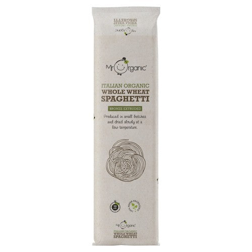 Mr Organic Italian Whole Wheat Spaghetti Pasta 500g (Pack of 3)