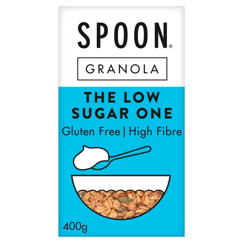 Spoon Cereals The Low Sugar One Granola 400g (Pack of 3)