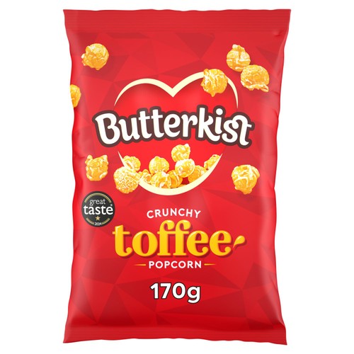 Butterkist Crunchy Toffee Popcorn 170g (Pack of 3)