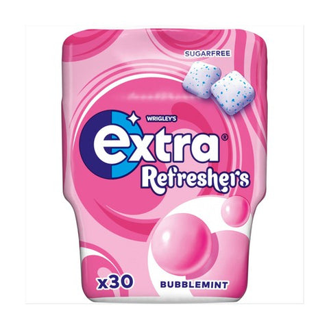 Wrigley's Extra Refreshers Bubblemint Sugar Free Bottle 30pcs 67g (Pack 6)