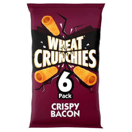 Wheat Crunchies Bacon Multipack Crisps 6 x 20g (Pack of 3)