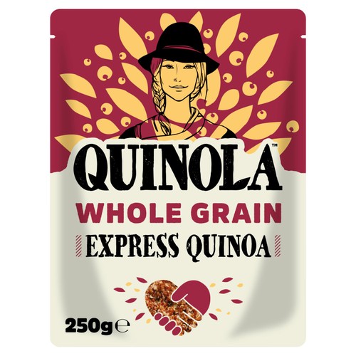 Quinola Wholegrain Ready to Eat Quinoa 250g (Pack of 2)