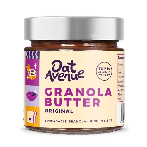 Oat Avenue Original Flavour Granola Butter 180g (Pack of 3)