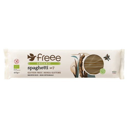 Freee Gluten Free Organic Brown Rice Spaghetti 400g (Pack of 3)