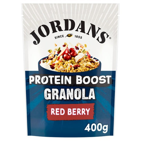 Jordans Protein Boost Red Berry Granola 400g (Pack of 3)