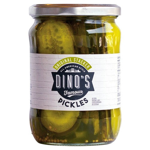 Dino's Famous Original Stacker Pickles 530g (Pack of 2)
