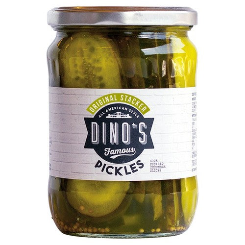 Dino's Famous Original Stacker Pickles 530g (Pack of 2)